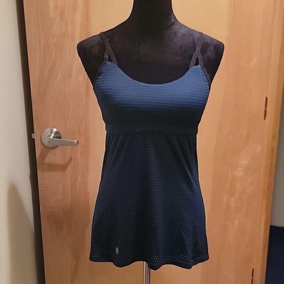 Athleta navy/black workout top med - Picture 1 of 9